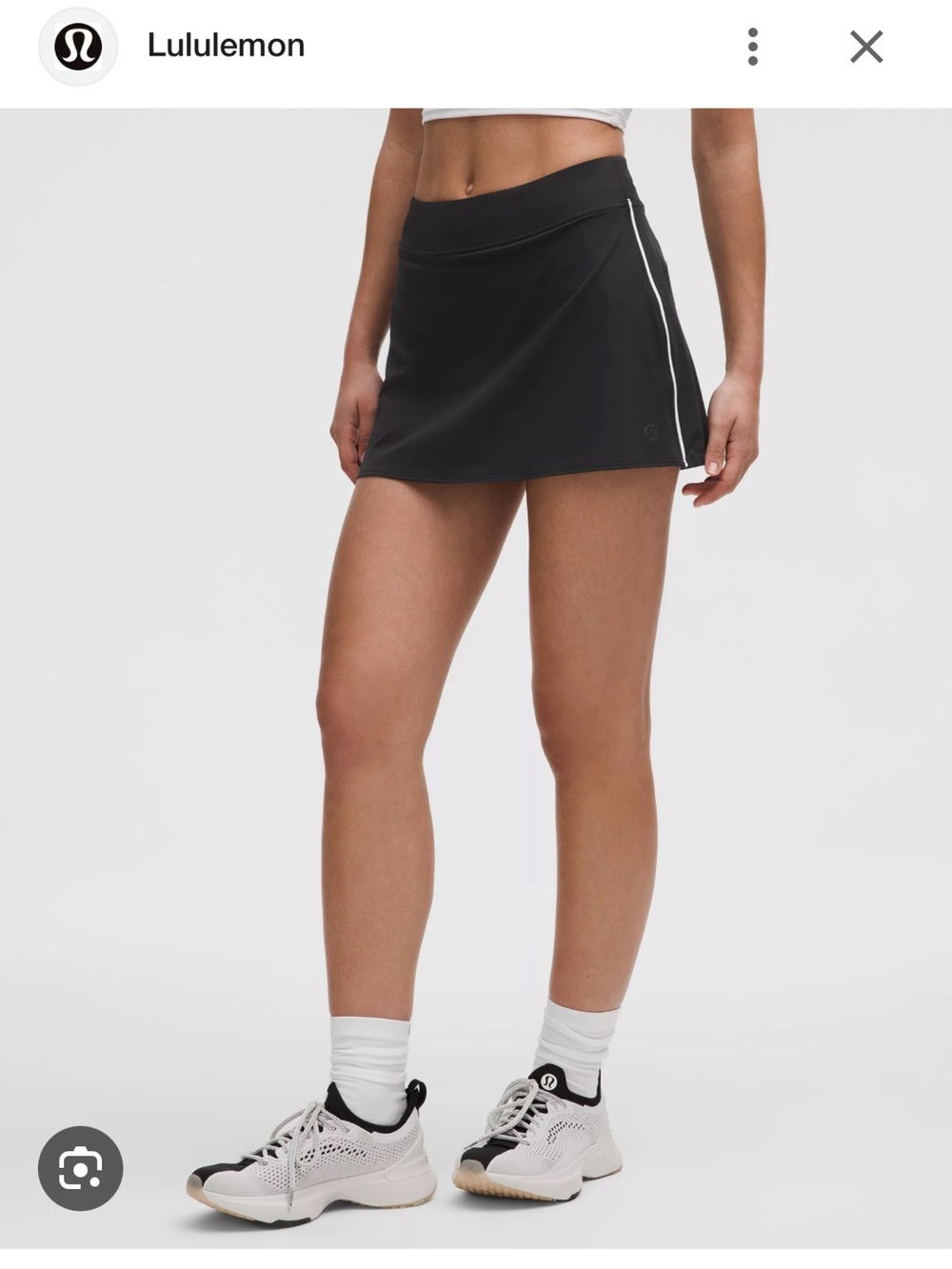 NWT Lululemon high rise mini tennis skirt